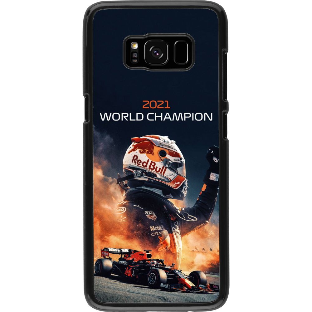 Coque Samsung Galaxy S8 - Max Verstappen 2021 World Champion