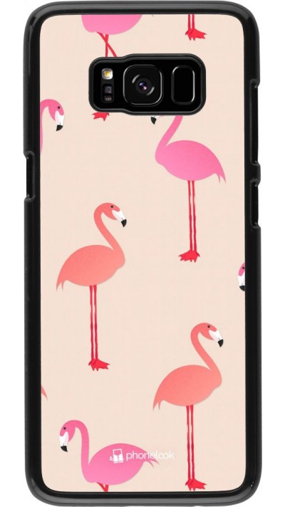 Coque Samsung Galaxy S8 - Pink Flamingos Pattern