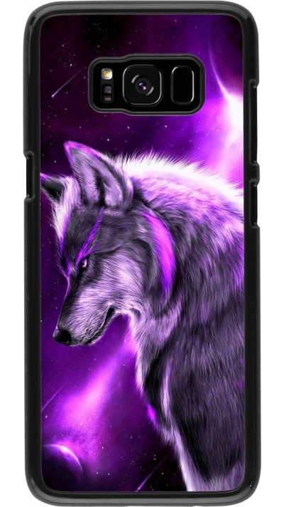 Coque Samsung Galaxy S8 - Purple Sky Wolf