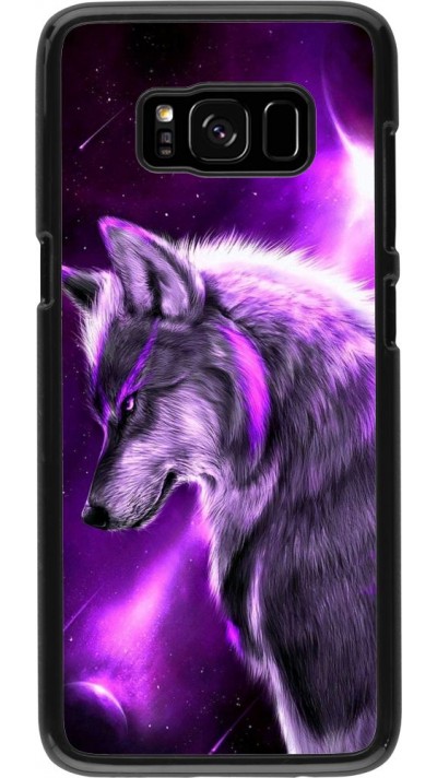 Hülle Samsung Galaxy S8 - Purple Sky Wolf