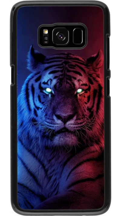 Hülle Samsung Galaxy S8 - Tiger Blue Red