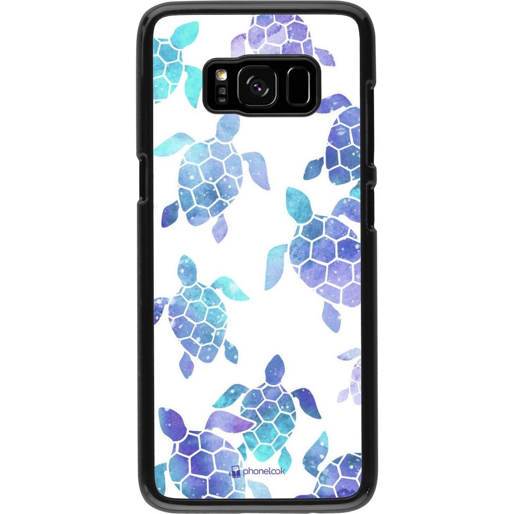 Coque Samsung Galaxy S8 - Turtles pattern watercolor