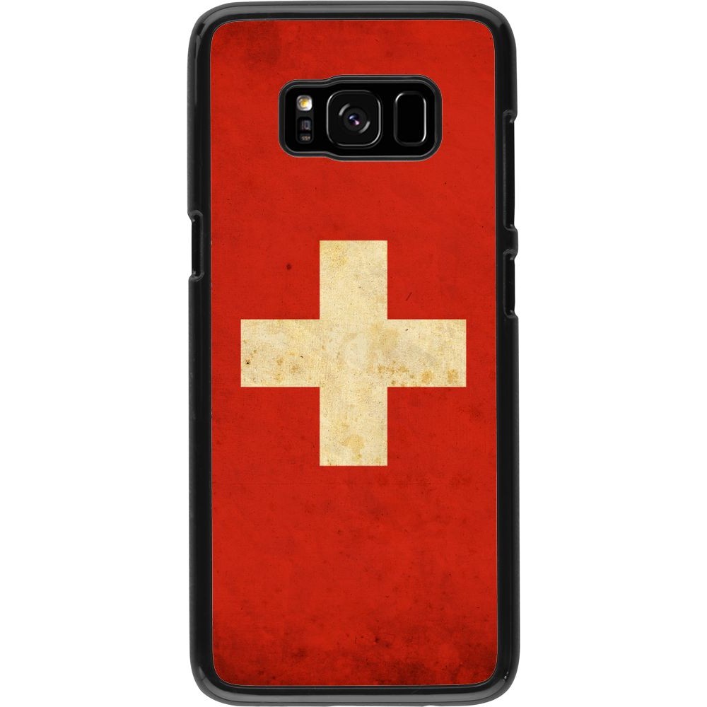 Hülle Samsung Galaxy S8 - Vintage Flag SWISS