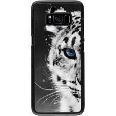 Hülle Samsung Galaxy S8 - White tiger blue eye