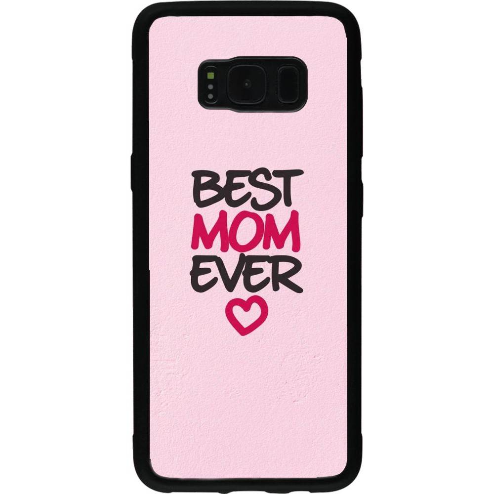 Coque Samsung Galaxy S8 - Silicone rigide noir Best Mom Ever 2