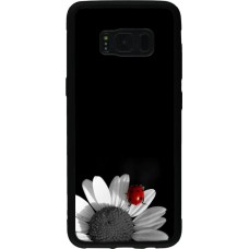 Coque Samsung Galaxy S8 - Silicone rigide noir Black and white Cox