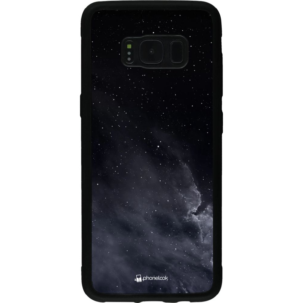 Coque Samsung Galaxy S8 - Silicone rigide noir Black Sky Clouds