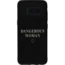 Coque Samsung Galaxy S8 - Silicone rigide noir Dangerous woman
