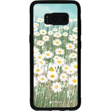 Coque Samsung Galaxy S8 - Silicone rigide noir Flower Field Art