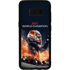 Hülle Samsung Galaxy S8 - Silikon schwarz Max Verstappen 2021 World Champion