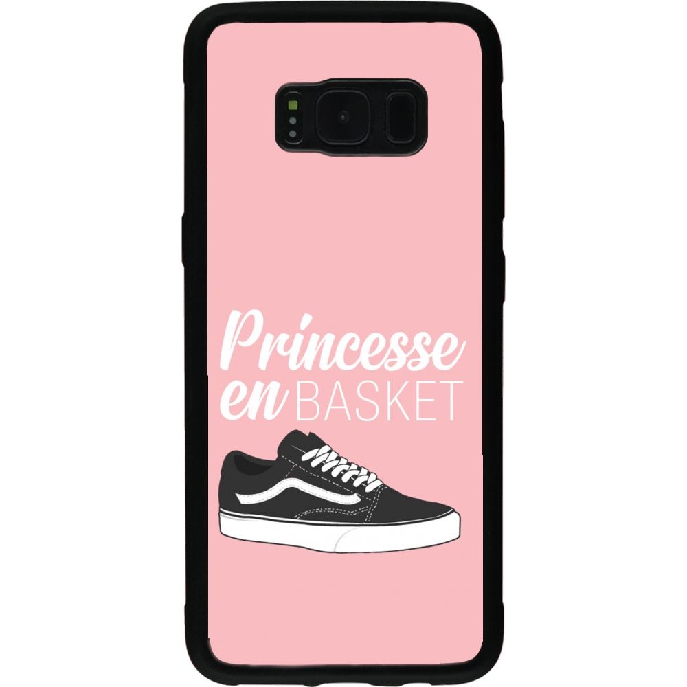 Hülle Samsung Galaxy S8 - Silikon schwarz princesse en basket