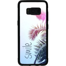 Coque Samsung Galaxy S8 - Silicone rigide noir Smile 05