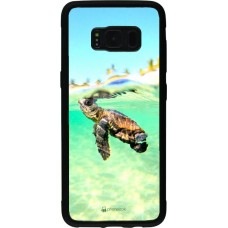 Coque Samsung Galaxy S8 - Silicone rigide noir Turtle Underwater