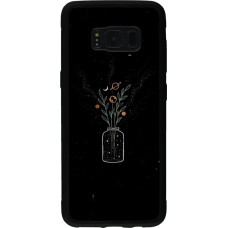 Coque Samsung Galaxy S8 - Silicone rigide noir Vase black