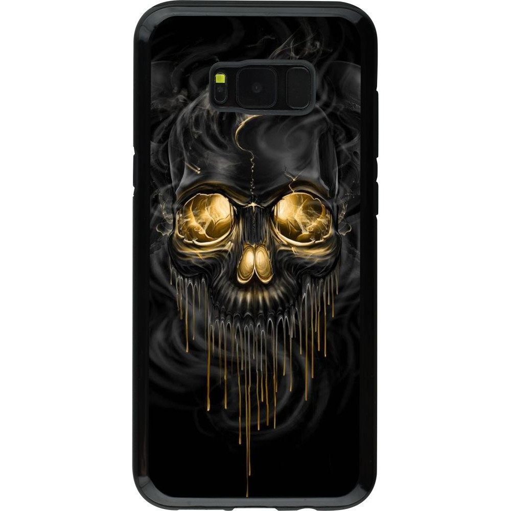 Hülle Samsung Galaxy S8+ - Hybrid Armor schwarz Skull 02