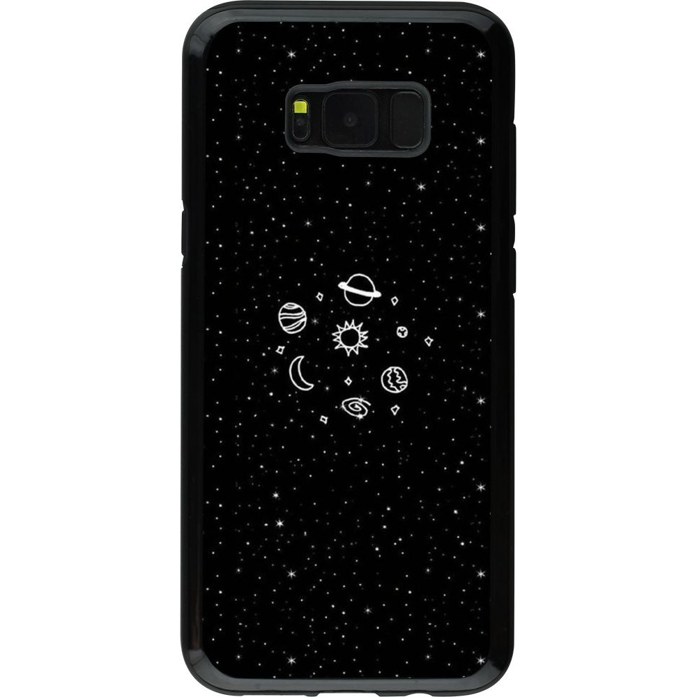 Coque Samsung Galaxy S8+ - Hybrid Armor noir Space Doodle