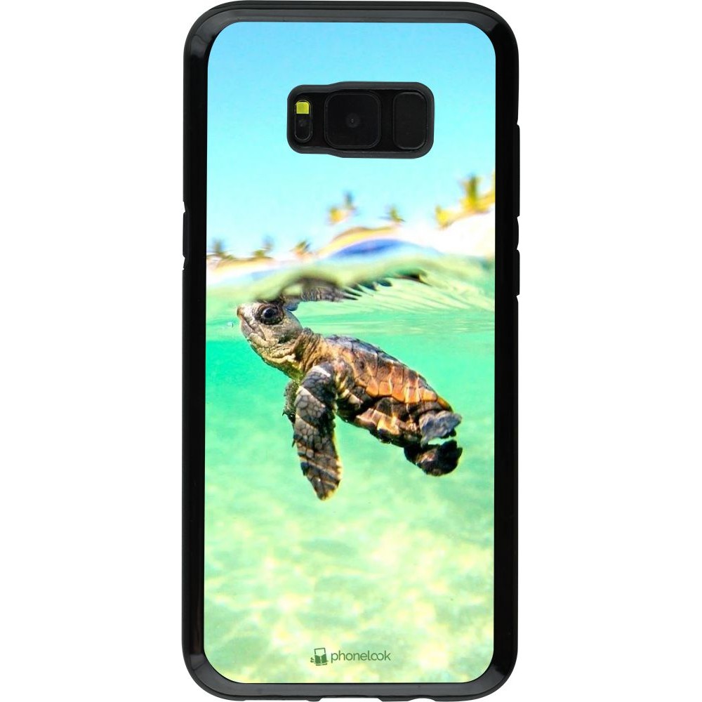 Hülle Samsung Galaxy S8+ - Hybrid Armor schwarz Turtle Underwater