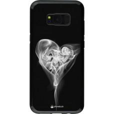 Hülle Samsung Galaxy S8+ - Hybrid Armor schwarz Valentine 2022 Black Smoke