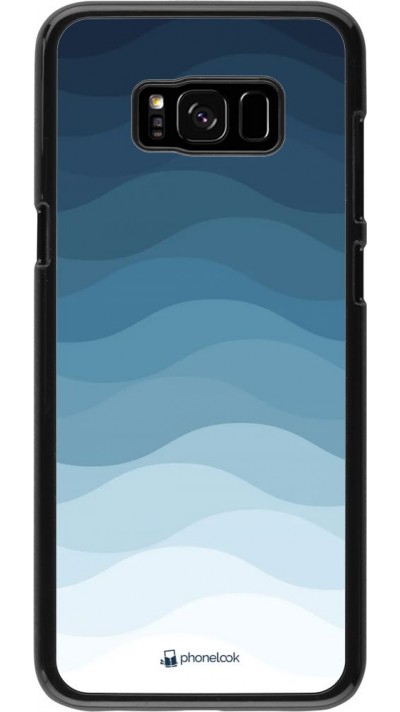 Hülle Samsung Galaxy S8+ - Flat Blue Waves