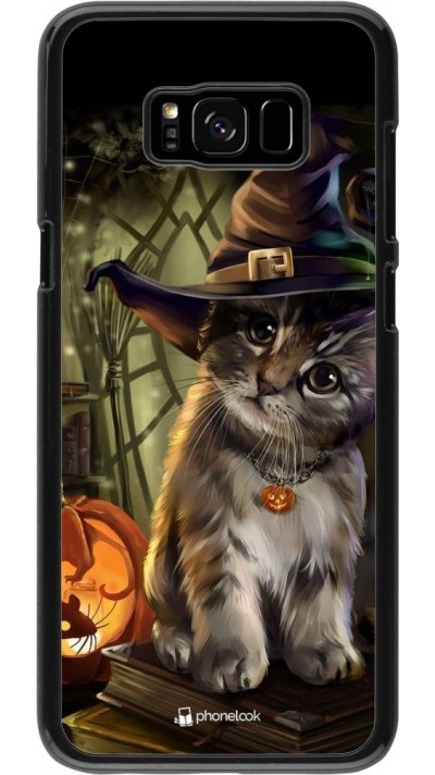 Hülle Samsung Galaxy S8+ - Halloween 21 Witch cat