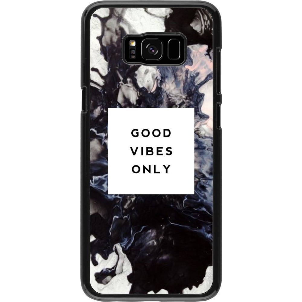 Coque Samsung Galaxy S8+ - Marble Good Vibes Only