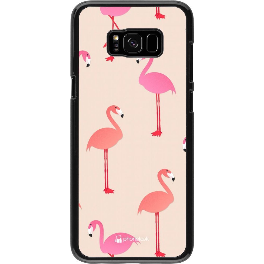 Hülle Samsung Galaxy S8+ - Pink Flamingos Pattern