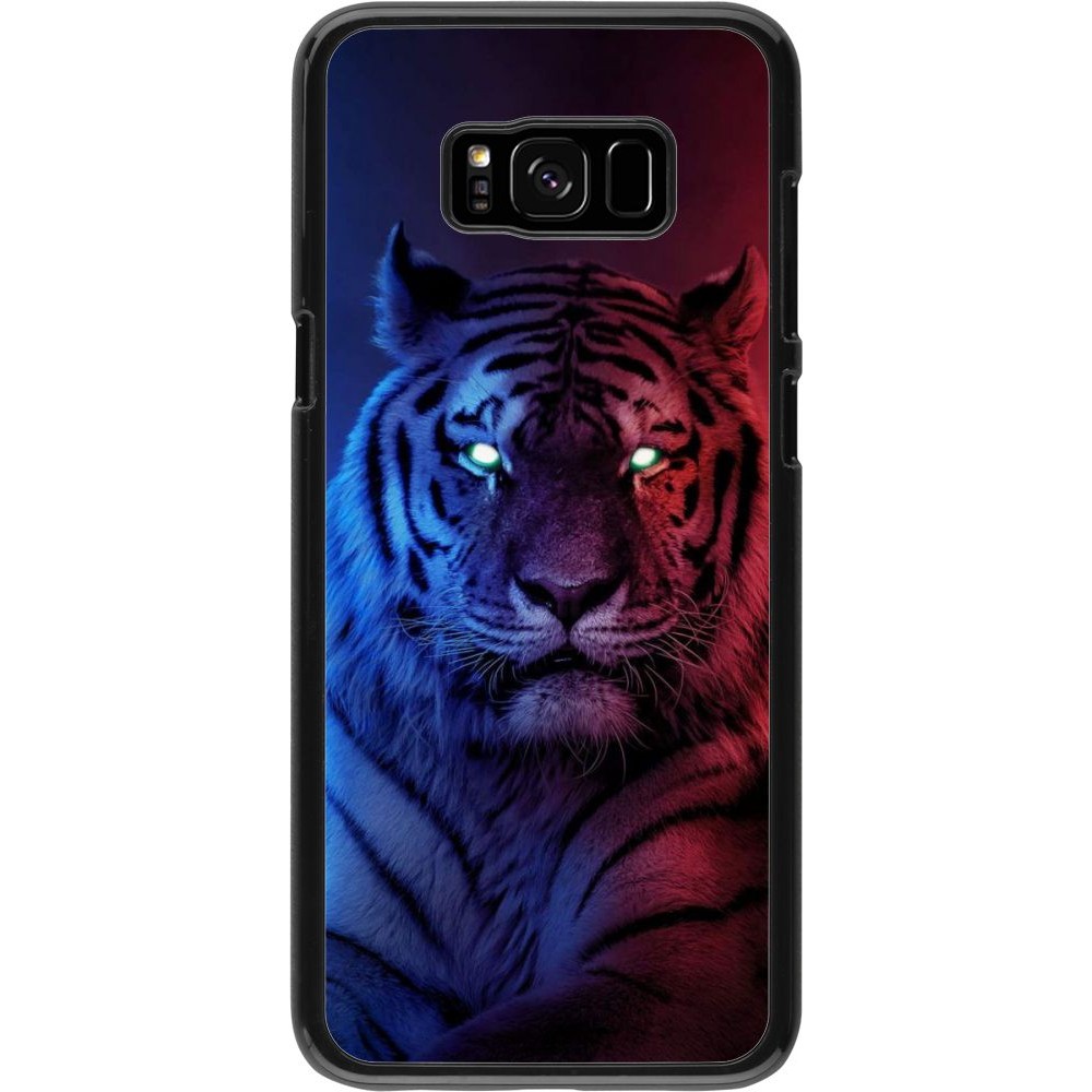 Hülle Samsung Galaxy S8+ - Tiger Blue Red