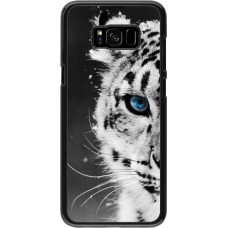 Hülle Samsung Galaxy S8+ - White tiger blue eye