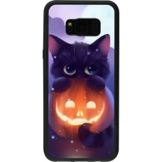 Coque Samsung Galaxy S8+ - Silicone rigide noir Halloween 17 15