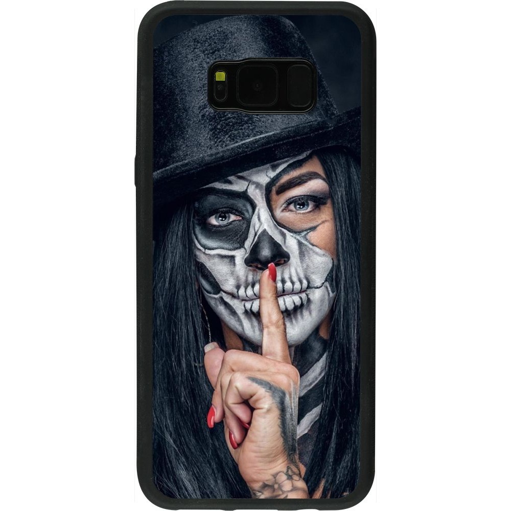 Hülle Samsung Galaxy S8+ - Silikon schwarz Halloween 18 19