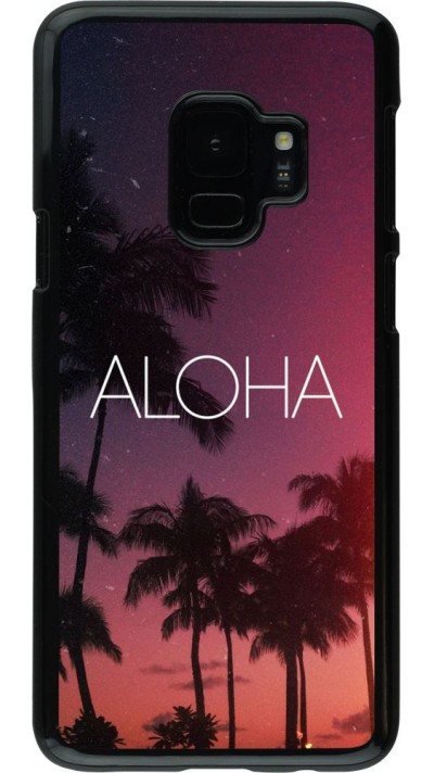 Hülle Samsung Galaxy S9 - Aloha Sunset Palms