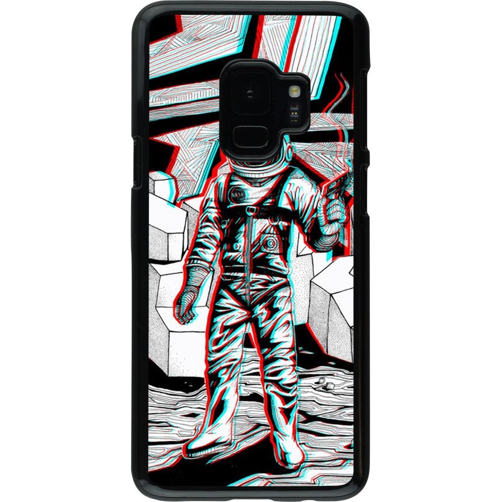 Hülle Samsung Galaxy S9 - Anaglyph Astronaut