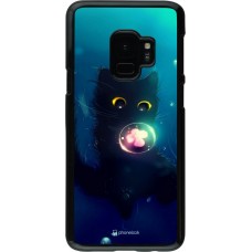 Coque Samsung Galaxy S9 - Cute Cat Bubble