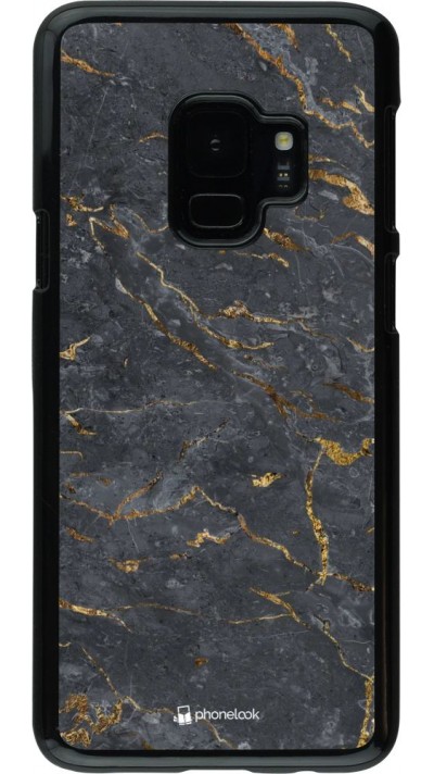 Coque Samsung Galaxy S9 - Grey Gold Marble