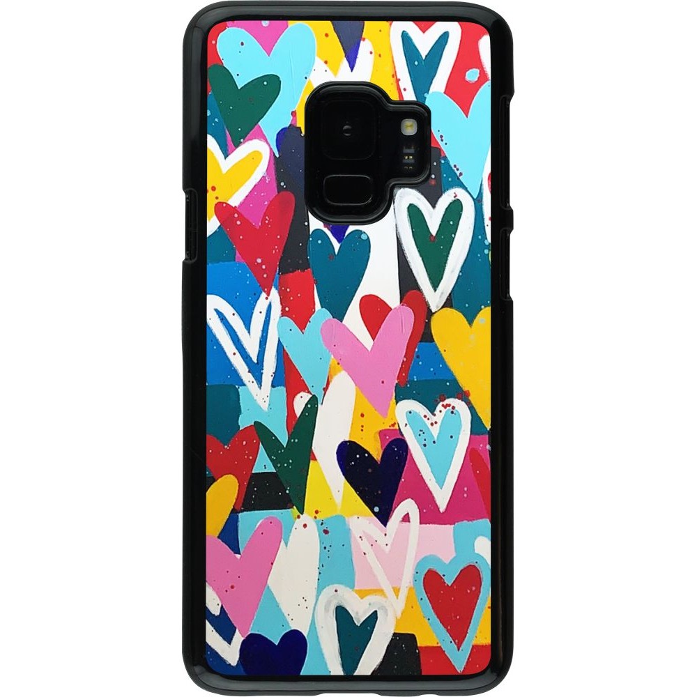 Coque Samsung Galaxy S9 - Joyful Hearts