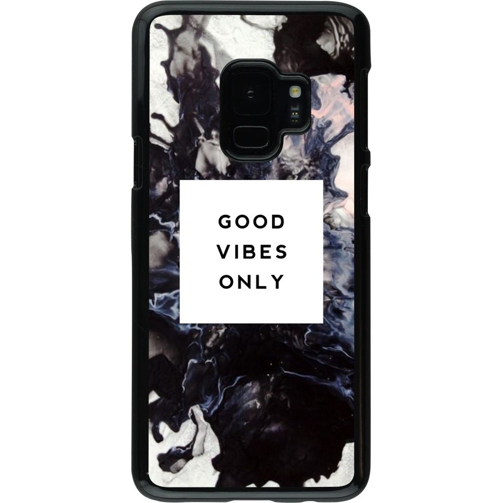 Hülle Samsung Galaxy S9 - Marble Good Vibes Only