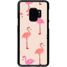 Hülle Samsung Galaxy S9 - Pink Flamingos Pattern