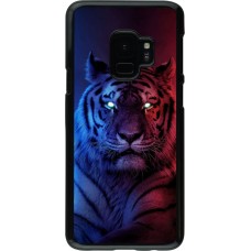 Hülle Samsung Galaxy S9 - Tiger Blue Red
