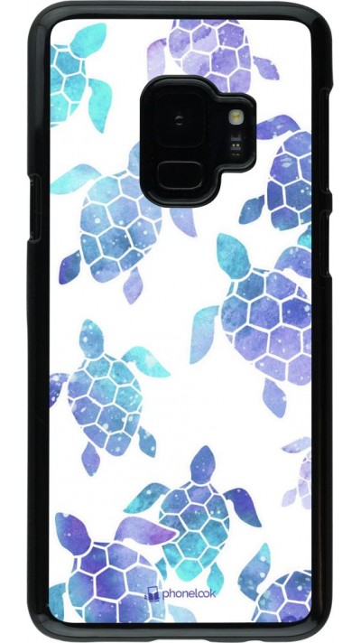 Hülle Samsung Galaxy S9 - Turtles pattern watercolor