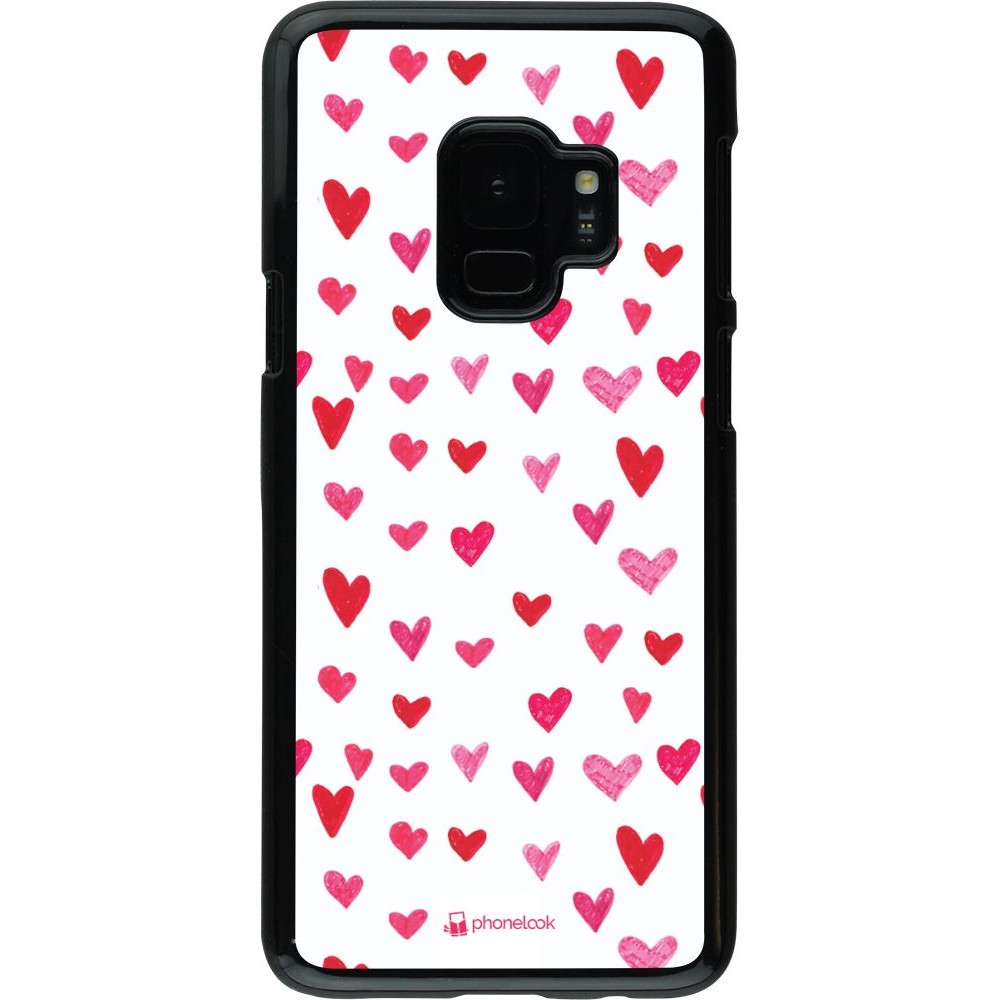 Coque Samsung Galaxy S9 - Valentine 2022 Many pink hearts