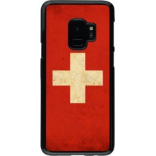 Hülle Samsung Galaxy S9 - Vintage Flag SWISS