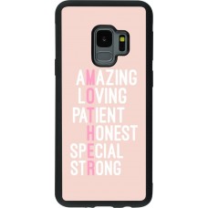 Hülle Samsung Galaxy S9 - Silikon schwarz Amazing Mom 2022