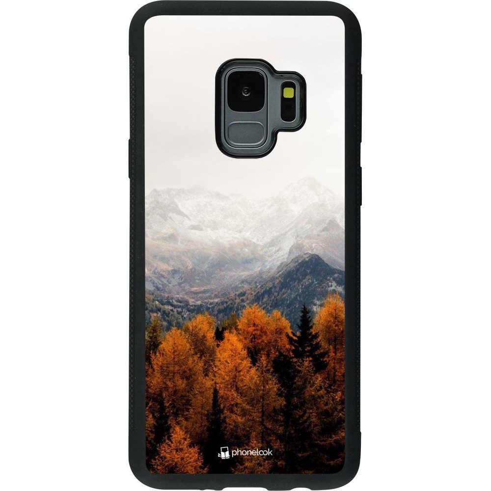 Coque Samsung Galaxy S9 - Silicone rigide noir Autumn 21 Forest Mountain