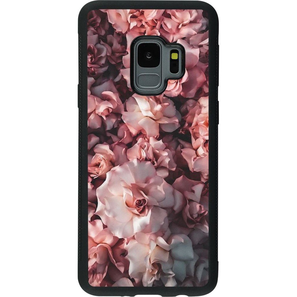 Coque Samsung Galaxy S9 - Silicone rigide noir Beautiful Roses