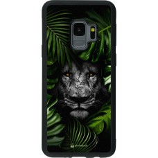 Coque Samsung Galaxy S9 - Silicone rigide noir Forest Lion