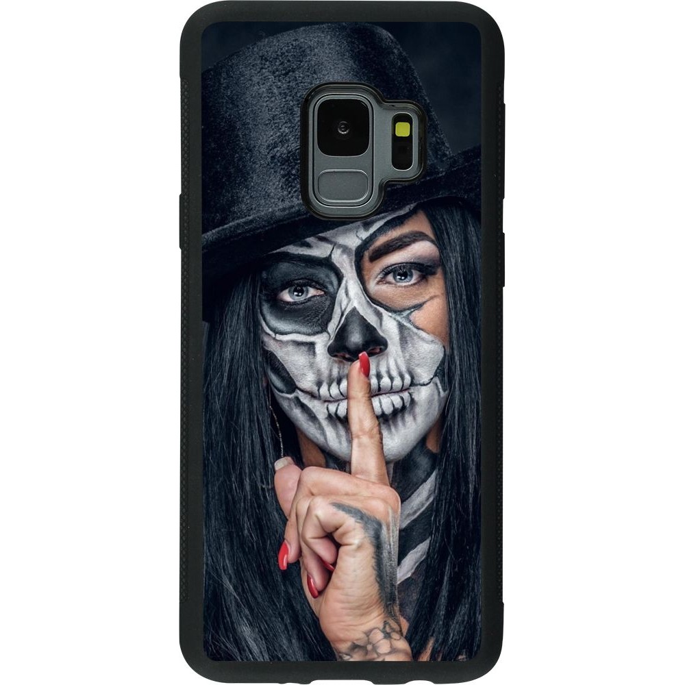 Coque Samsung Galaxy S9 - Silicone rigide noir Halloween 18 19