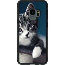 Hülle Samsung Galaxy S9 - Silikon schwarz Meow 23