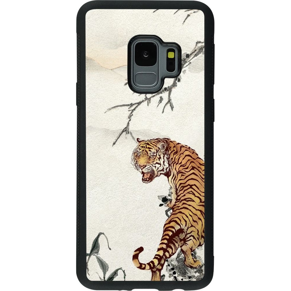 Coque Samsung Galaxy S9 - Silicone rigide noir Roaring Tiger