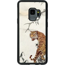 Hülle Samsung Galaxy S9 - Silikon schwarz Roaring Tiger