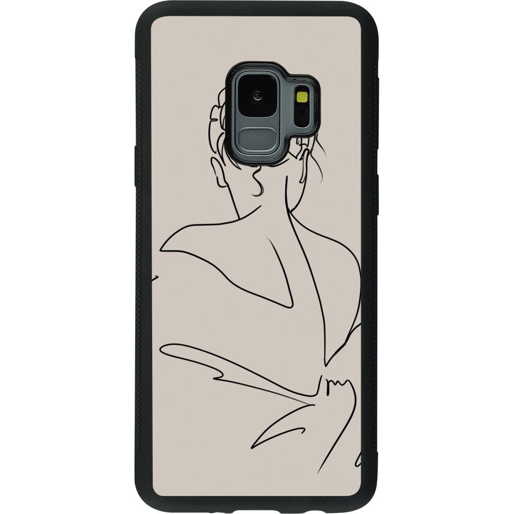 Coque Samsung Galaxy S9 - Silicone rigide noir Salnikova 05